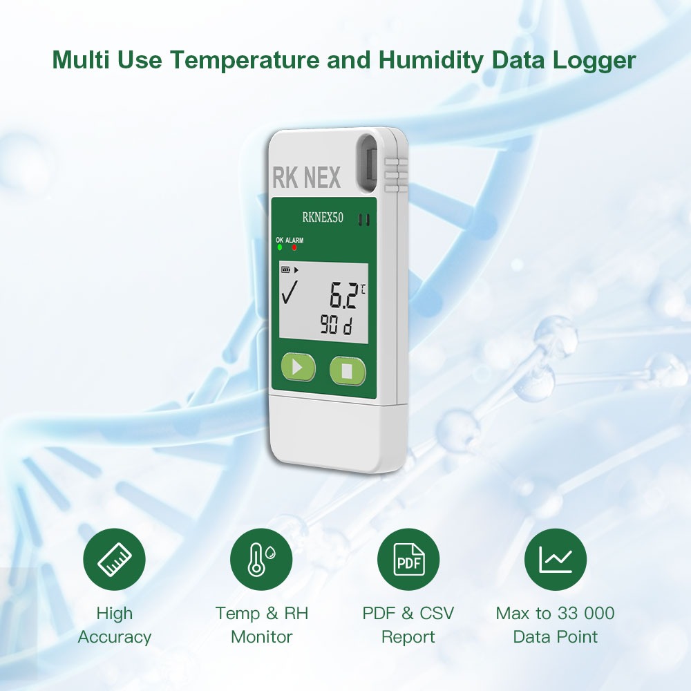 Temperature & RH Data logger  Multiuse View 7