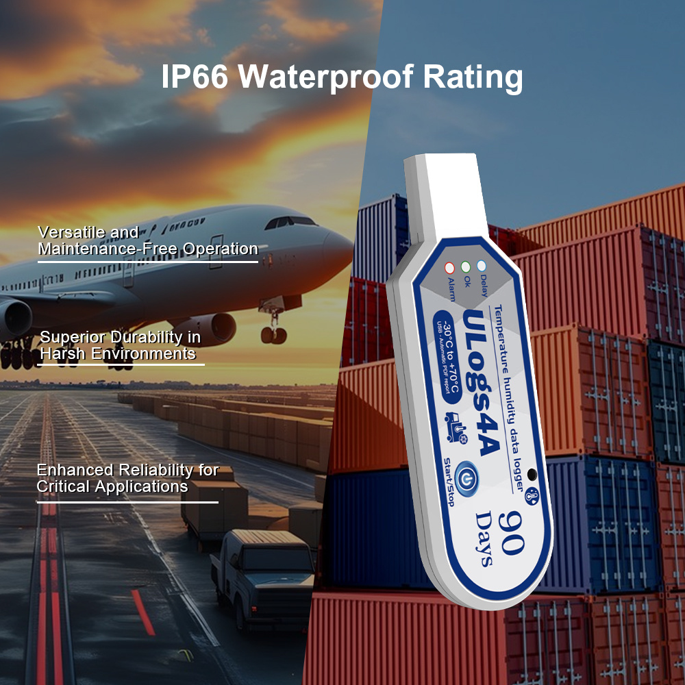 ULogs4A Temp &RH Single Used Data Logger  View 2