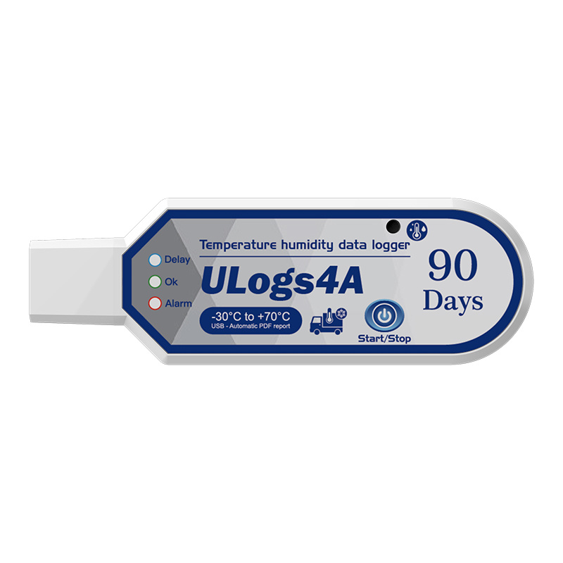 ULogs4A Temp &RH Single Used Data Logger  View 5