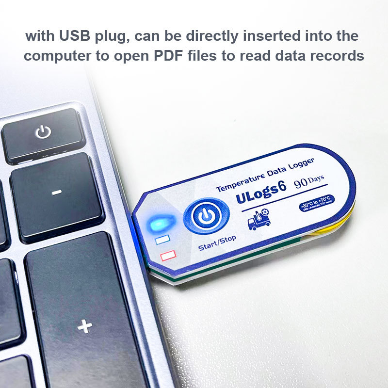 ULogs6 Single-use Temperature Data Logger View 3