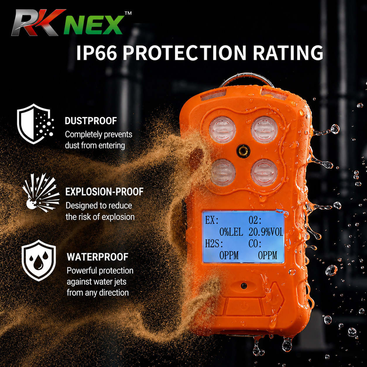 Portable multigas Detector RK-NEX-653 View 4