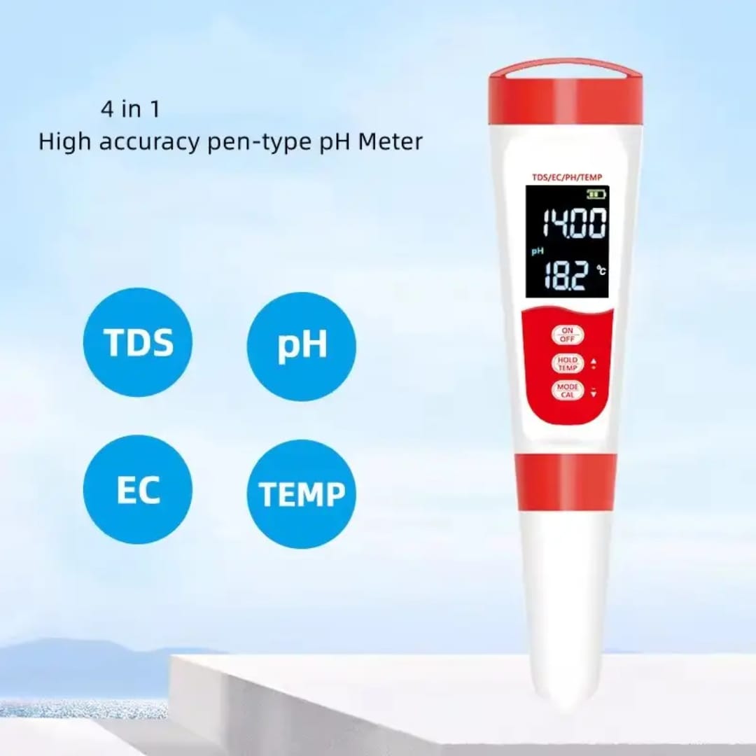 pH / TDS / EC / Temperature Meter