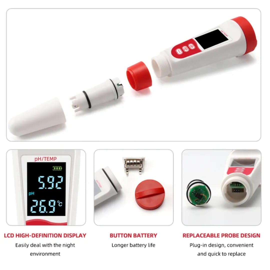 pH / TDS / EC / Temperature Meter View 8