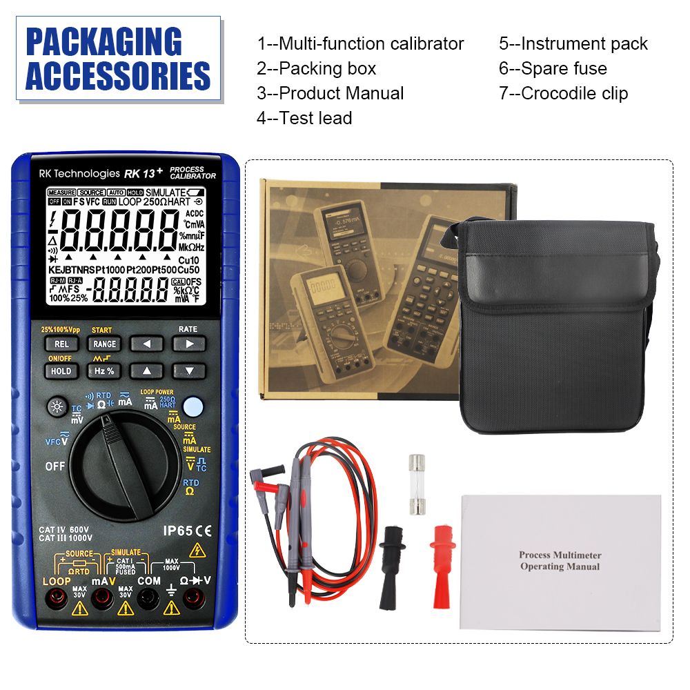 Industrial Process Calibrator (RK 13+) View 3